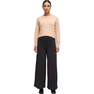 Ingrid & Isabel Mock Neck Maternity Sweater in Pink at Nordstrom, Size X-Large