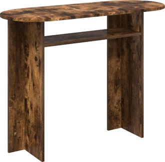 vidaXL Mesa Consola Roble Ahumado 100 X 39,5 X 75 Cm Vidaxl