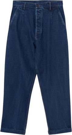 Universal Works Super Chino - Heren - Loose Fit Jeans - Blauw - W34 - Katoen - Jeans
