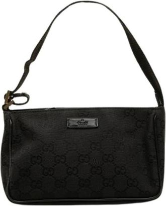 Gucci Borsa a spalla Pre-owned in tela - - Pre-owned - Donna - Nero - ONE SIZE