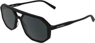 Karl Lagerfeld Kl 6226S 001 Zonnebril - Heren - Zonnebrillen - Zwart - 58 MM - Accessoires