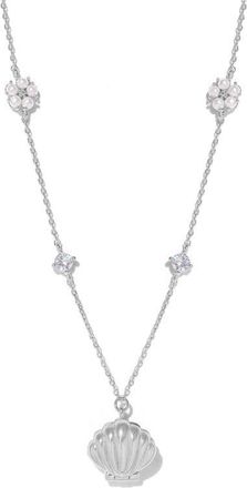 Girls Crew Shell Pendant Necklace in Silver at Nordstrom