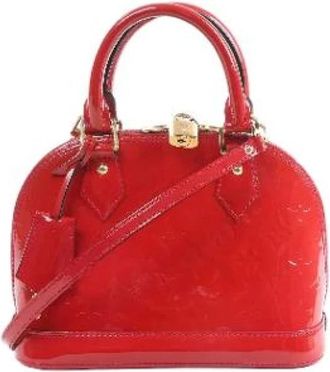 Louis Vuitton Pre-owned Handbags, female, Red, Size: ONE SIZE Pre-owned Alma BB