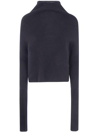 Rick Owens Sweater Long Sleeves Crater Neck Tee