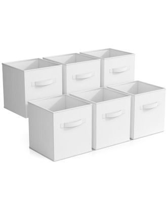 Sorbus 6 Pack 11In Foldable Storage Cubes