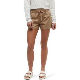 tentree Hemp Stretch Instow Short in Khaki at Nordstrom, Size X-Large