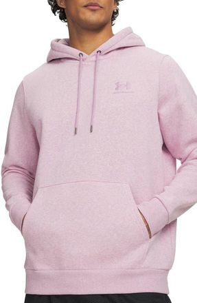 Under Armour UA Icon Fleece Hoodie in Mauve Pink Light Heather at Nordstrom, Size Xxx-Large
