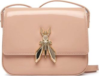 Patrizia Pepe Crossbody Bag - Dames - Schoudertassen - Roze - ONE Size - Leer - Tassen