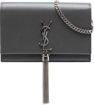 Saint Laurent Pre-owned Saint Laurent Grain de Poudre Monogram Kate Tassel Wallet on Chain Ladies HLQTJYPQQNXE4HSL