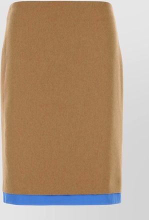 Miu Miu camel hair pencil skirt