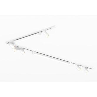 Top-Light Top-light - Binario top light mono mixkit 300l n bi gu10 led integrato 4000k lampada soffitto faretti orientabili moderno