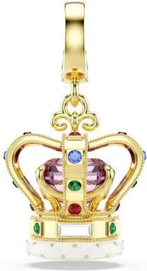 Swarovski Minions Crown Crystal Charm in Gold/multi at Nordstrom