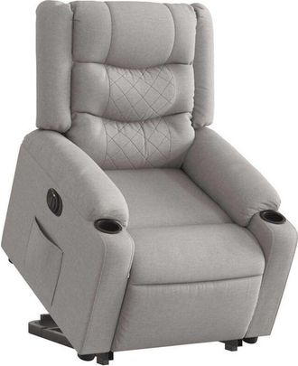 vidaXL Vidaxl - Sill&oacute;n El&eacute;ctrico Reclinable Elevable De Tela Gris Nube