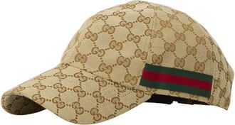 Gucci Beige Logo Baseball Cap