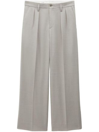 Filippa K pressed wide-leg trousers - Neutrals