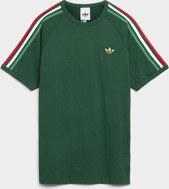 adidas Mens Tricolour 3-stripe T-shirt