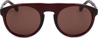 Linda Farrow DRIES VAN NOTEN DVN91 C4 Mens Sunglasses Red Size 50