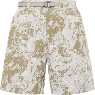 Nike x ACG Allover Print Trail Shorts Light Iron Ore Summit White FB8092-012