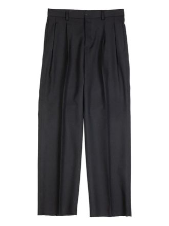 Laneus pleated trousers - Zwart
