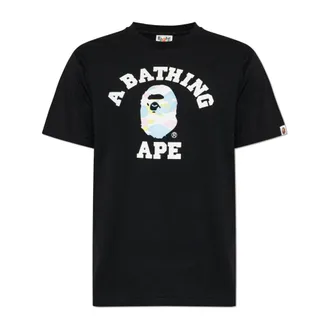 A Bathing Ape T-Shirts, male, Black, Size: 2XL Logo T-Shirt