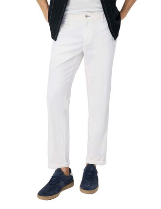 Brax pantalon Brax Fabio wit flatfront model normale fit