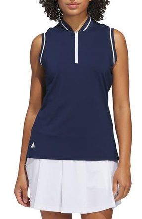 adidas Golf Ultimate 365 Sleeveless Golf Half Zip Top in Collegiate Navy/White at Nordstrom Rack, Size X-Large