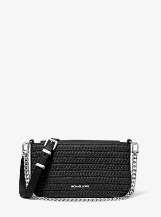 Michael Kors Bryant Small Crocheted Convertible Crossbody Pochette