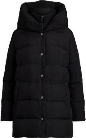 Ralph Lauren Dames, Mantels, Zwart, Maat: S Leer