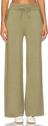 Eberjey Womens Eberjey Recycled Pants Moss Slinky Knit High-Rise Drawstring Waist DDR2092