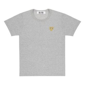 Comme Des Gar&ccedil;ons Gold Heart T-Shirt Grey AZ-T216-051-3