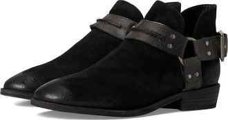 Free People Belle Harness Boots Womens Boots Black Suede : EU 39.5 (US Womens 9.5) M