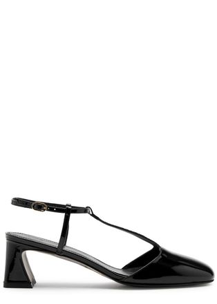 Alohas Jayne 65 Patent Leather Slingback Pumps - Black