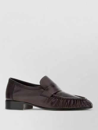 The Row leather soft loafers