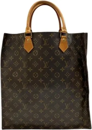 Louis Vuitton Pre-owned Sac Plat Monogram Tote Bag - Dames - Pre-owned - Bruin - Maat: ONE Size Zijde