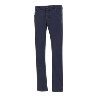 Jacob Cohen Straight Jeans, male, Blue, Size: W35 Nick Jeans