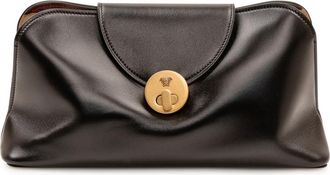 Versace Brown Medusa Logo Clutch