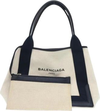 Balenciaga Pre-owned Tote Bags, female, Blue, Size: ONE SIZE Pre-owned Vintage Tote Bag