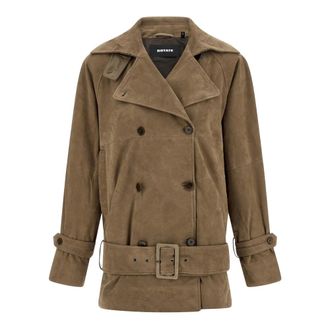 Rotate Oversized Suede Jacket