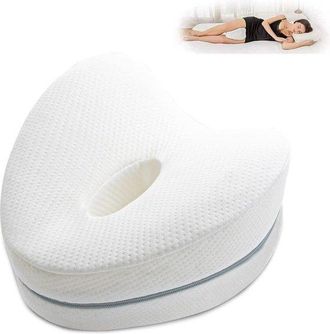 OEM Almohada Para Las Rodillas, Almohada Ortop&eacute;dica Para Quienes Duermen De Lado, Alivia El Dolor De La Ci&aacute;tica, Almohada Para Las Piernas (blanca)