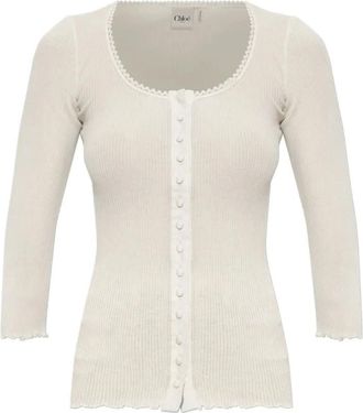 Chlo&eacute; Donna, Top, Bianco, L, new