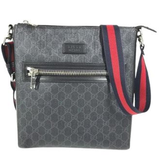 Gucci Pre-owned Messenger Bag - Heren - Vintage Schoudertas - Zwart - ONE Size - Vintage