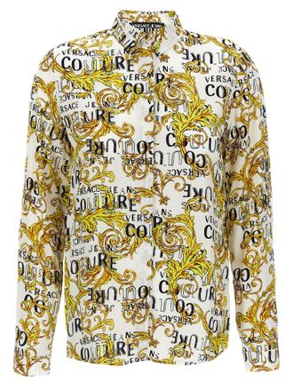Versace Jeans Couture Logo Shirt Shirt And Blouse Multicolor