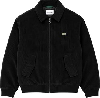 Lacoste Corduroy Bomberjack - Heren - Bomber jackets - Zwart - L - Katoen - Jassen