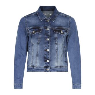 In Front IN Front, Dames, Jassen, Blauw, Maat: XL Denim