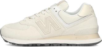 New Balance Stijlvolle lage sneakers voor de herfst - Dames - Sneakers - Beige - 37 1/2 EU - Wol - Schoenen