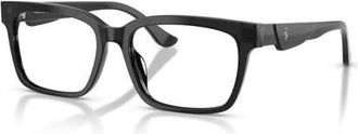 Ferrari 53mm Rectangle optical glasses in Black at Nordstrom