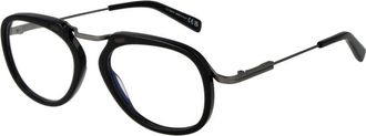 Ermenegildo Zegna Black Metal Glasses Mens (Frames)