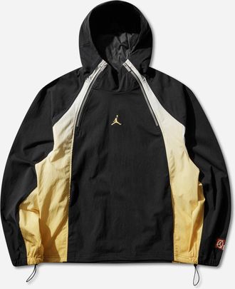 Nike Jordan Men s Flight Lightweight Half-Zip Hoodie Black / Speed Yellow