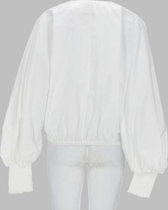 Balmain Batwing Sleeve Shirt - White