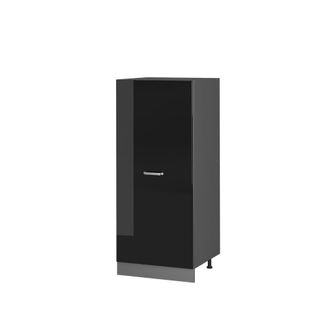 Vicco Armario Alto R-line, Negro Brillo Intenso, 60 Cm